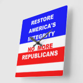 Horloge Carrée Wall Clock (Angle)