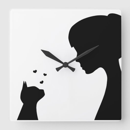 Horloge Carrée Wall clock (Recto)