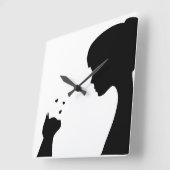 Horloge Carrée Wall clock (Angle)