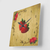 Horloge Carrée Wall Clock (Angle)