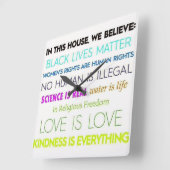 Horloge Carrée Wall Clock (Angle)