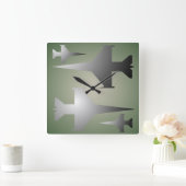 Horloge Carrée Wall clock (Maison)
