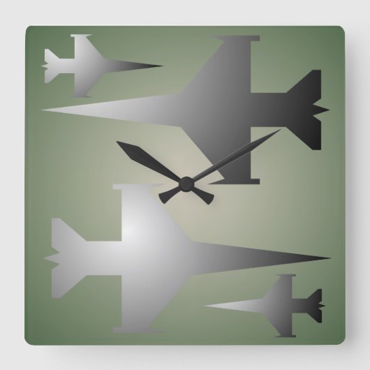 Horloge Carrée Wall clock (Recto)