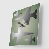 Horloge Carrée Wall clock (Angle)