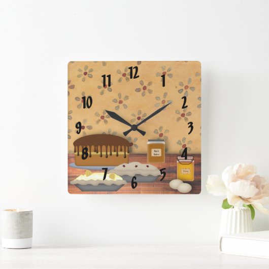 Horloge Carrée Wall Clock (Maison)