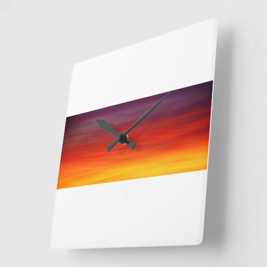 Horloge Carrée Wall Clock (Angle)