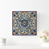 Horloge Carrée Wall Clock - Square Tile Design (Maison)