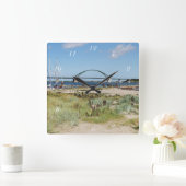 Horloge Carrée Wanduhr Fehmarnsundbrücke et Fehmarnsund (Maison)