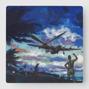 Horloge Carrée Warrior's Return