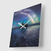 Horloge Carrée Water | Lake Superior Minnesota (Angle)