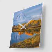 Horloge Carrée Water | Oxbow Bend Jackson Wyoming (Angle)