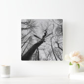 Horloge Carrée Wavy_Tree_Clock (Maison)