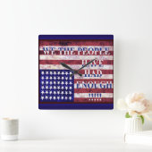 HORLOGE CARRÉE WE THE PEOPLE - HAVE HAD ENOUGH (Maison)