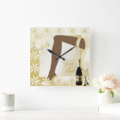 Horloge Carrée Wedding Keepsake (Maison)