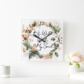 Horloge Carrée Well With My Soul  (Maison)