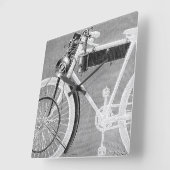 Horloge Carrée Werner Motorcycle, 1898 (Angle)