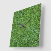 Horloge Carrée wet green (Angle)