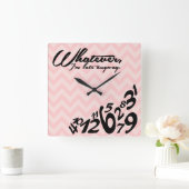 Horloge Carrée Whatever (Maison)