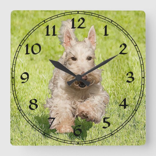 Horloge Carrée Wheaten (homonymie) (Recto)