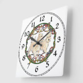 Horloge Carrée Wheaten (homonymie) (Angle)