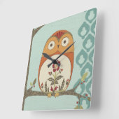 Horloge Carrée Whimsy II (Angle)