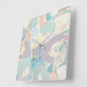 Horloge Carrée White Rock Pastel (Angle)