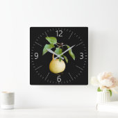 Horloge Carrée Wild pear (Maison)