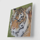 Horloge Carrée Wildlife (Angle)