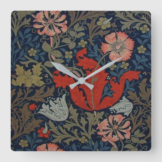 Horloge Carrée William Morris Compton (Recto)