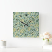 Horloge Carrée William Morris, Jasmine (Maison)
