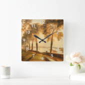 Horloge Carrée William Turner - Mortlake Terrace (Maison)
