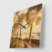 Horloge Carrée William Turner - Mortlake Terrace (Angle)