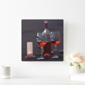 Horloge Carrée Wine (Maison)