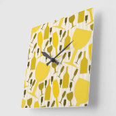 Horloge Carrée Wine glass (Angle)