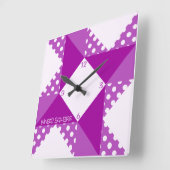 Horloge Carrée Winged Square (Angle)