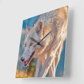 HORLOGE CARRÉE WOLF HAPPY TRAILS (Angle)