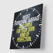 Horloge Carrée Workout (Angle)