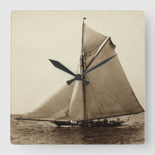 Horloge Carrée Yacht de 1891 Américains en mer