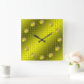 Horloge Carrée Year of the Fire Monkey (Maison)