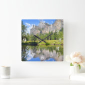 Horloge Carrée Yosemite Reflection (Maison)