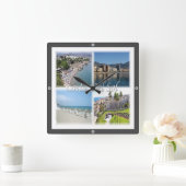 Horloge Carrée zES156 COSTA DEL SOL, Espagne, (Maison)