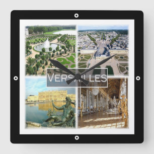 Horloge Carrée zFR042 VERSAILLES Le Palais, France,