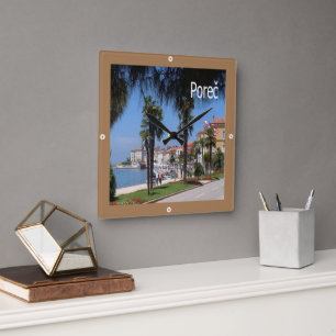 Horloge Carrée zHR009 POREC, Croatie,