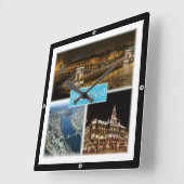 Horloge Carrée zHU003 BUDAPEST Hongrie, (Angle)