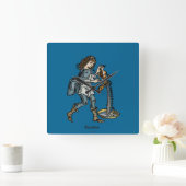 Horloge Carrée Zodiaque : Aquarius, 1482 (Maison)