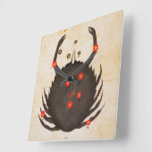 Horloge Carrée Zodiaque : Cancer, C1350 (Angle)