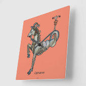 Horloge Carrée Zodiaque : Capricorne, 1482 (Angle)