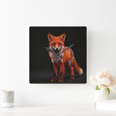 Horloge Carrée Zorro nocturno (Maison)