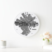 Horloge Carte Tokyo (Maison)