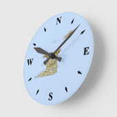 Horloge Carte Trinité-et-Tobago (Angle)